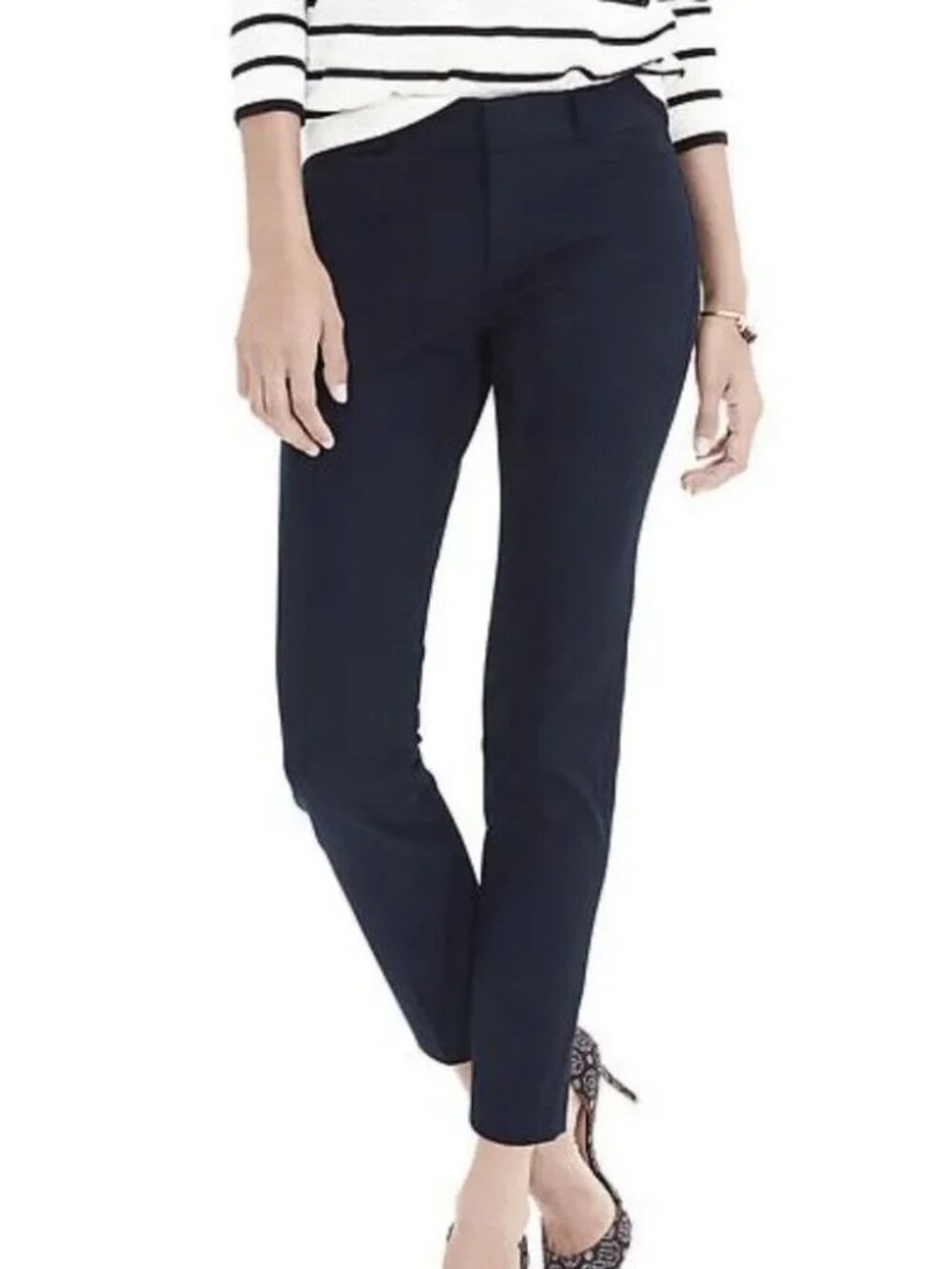 BANANA REPUBLIC Modern Sloan Ankle Navy Blue - NWT